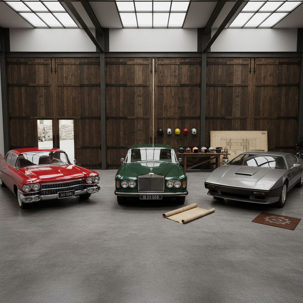 S. Brundzos milijonų vertas garažas: unikalūs automobiliai