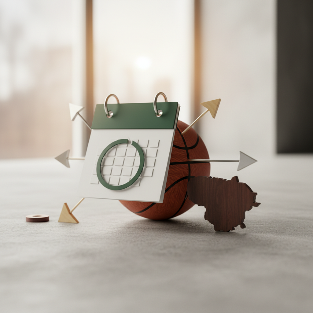 Kada žais Lietuvos rinktinė? Visas rungtynių tvarkaraštis