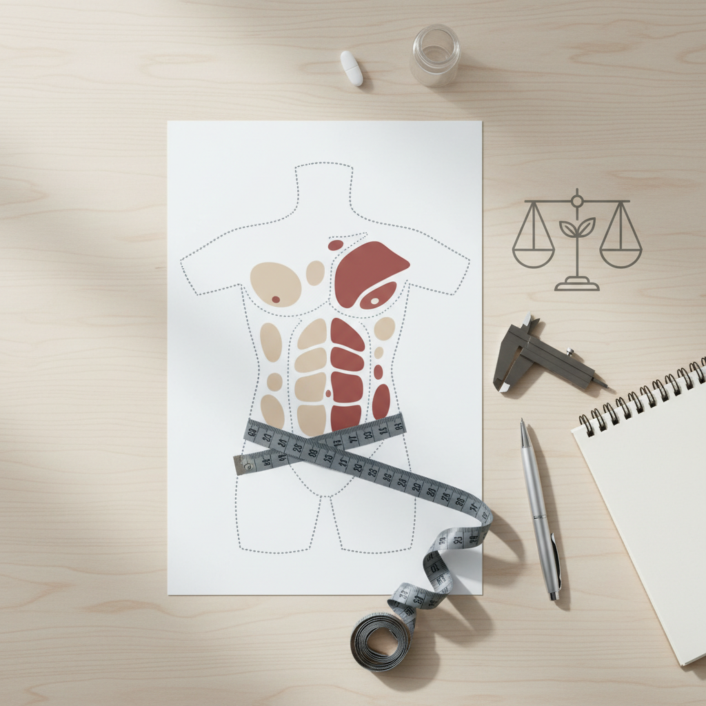 Kaip sužinoti kūno riebalų procentą be jokių prietaisų?