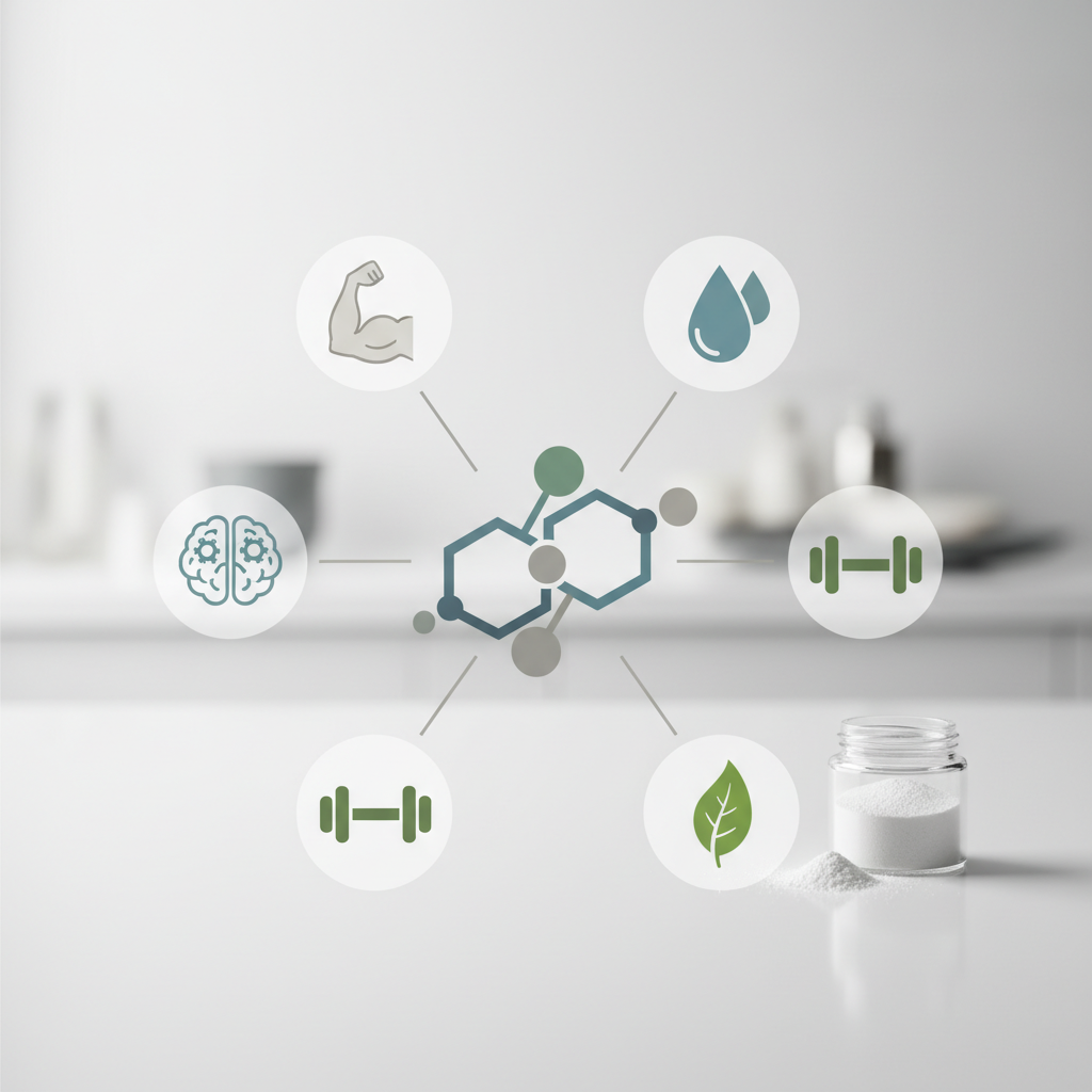 Kas yra kreatinas: viskas apie populiariausią papildą