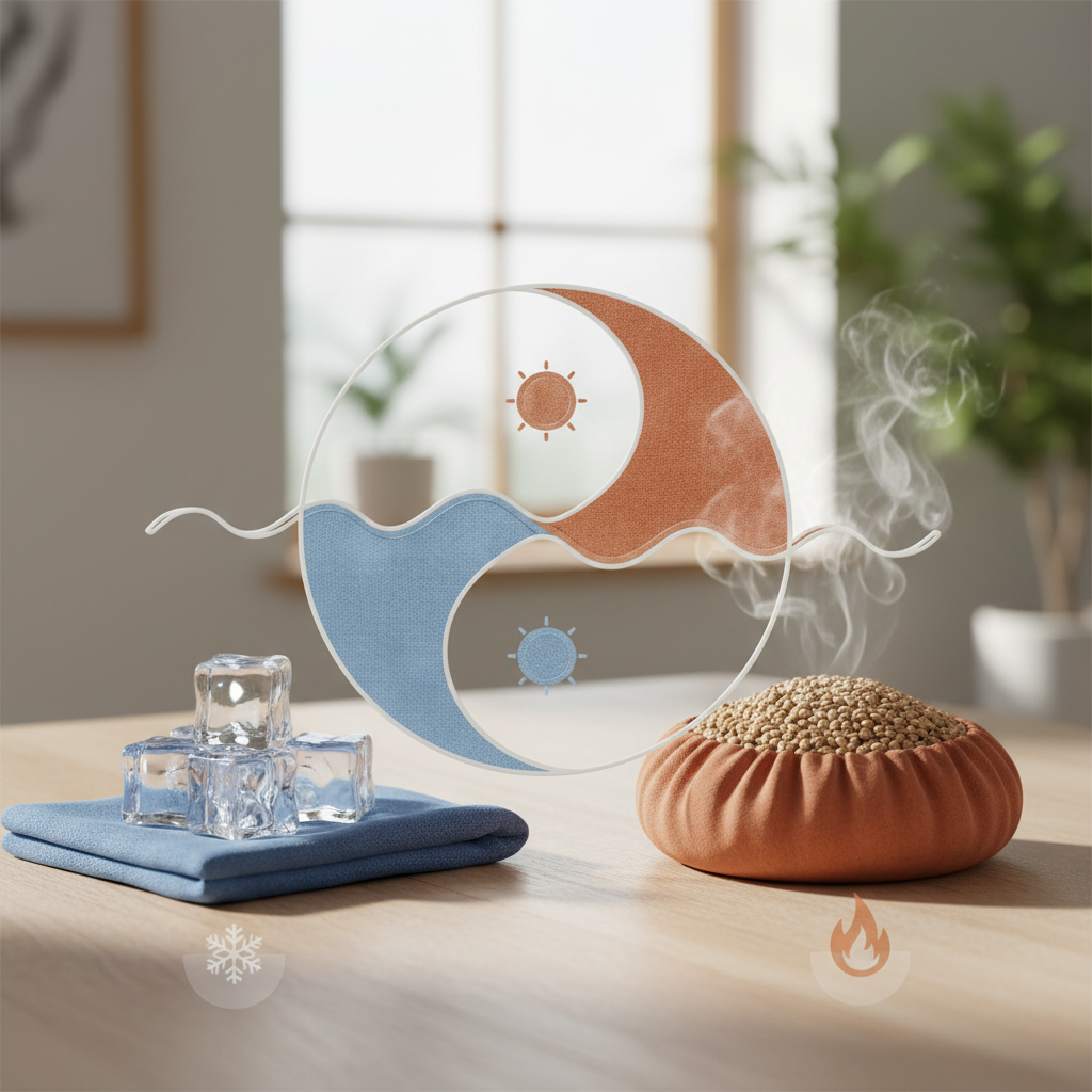 Ledas ar šiluma po traumos: ką ir kada rinktis?